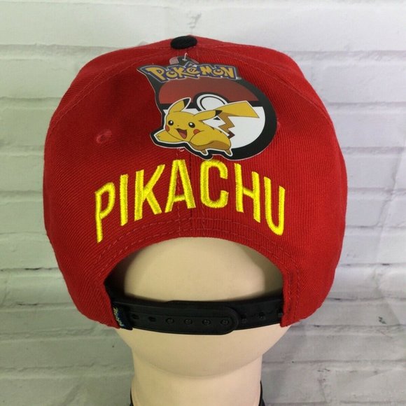 Pokemon Pikachu Sublimated Under Bill Snapback Hat - Picture 4 of 8